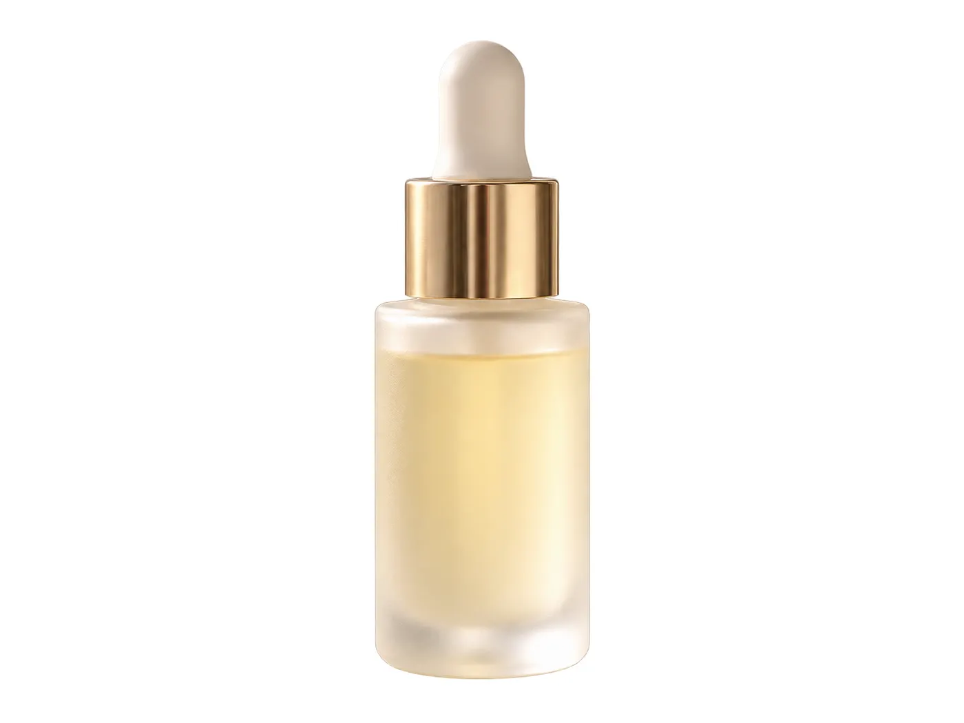 A crisp transparent cutout of the rotating skincare bottle, presented as a clean product asset ready to place into an image or video composition.