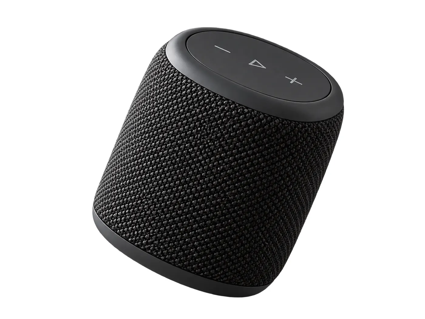 A finished transparent cutout video of the wireless speaker, shown as a clean downloadable product asset over a subtle transparency grid.