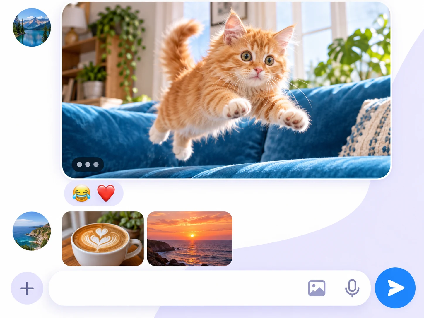 A reaction GIF made from a video clip, looping and ready to send